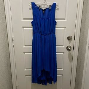 H&M Women’s Dress Blue Stretch Scoop Neck Sleeveless Size 8